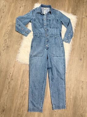 Madewell Blue Denim Jumpsuit size small NWT